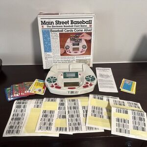 1989 Main Street Baseball Electronic Card Game MLB Cards RARE Vintage FOR PARTS
